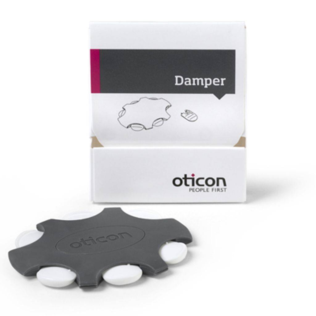 Damper BTE Oticon , 6 st (vaxfilter)