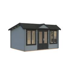Palmako hytte Claudia Pent lysegrå/antracit 11,5 m²