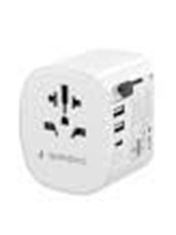 Gembird Grounded universal travel power adapter - 15W