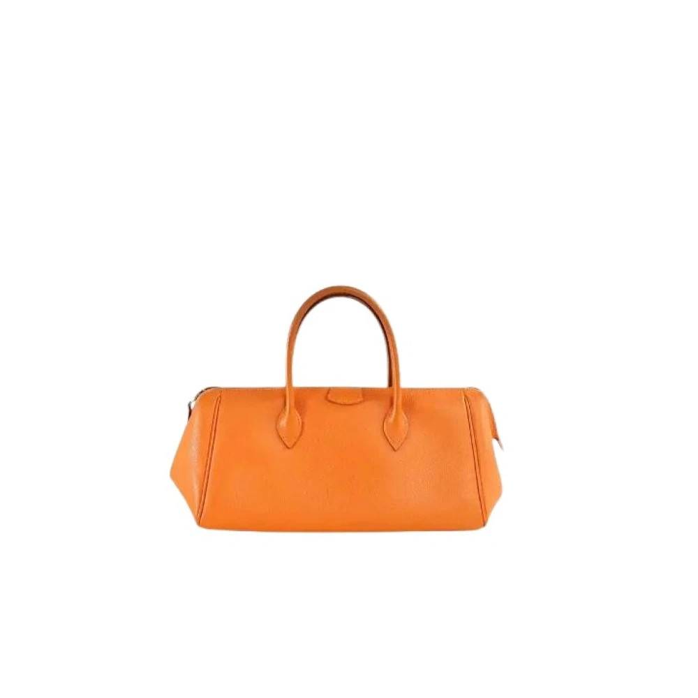 Hermès Vintage Pre-owned Laeder hndtasker - Vintage - Dame - Orange - ONE SIZE -