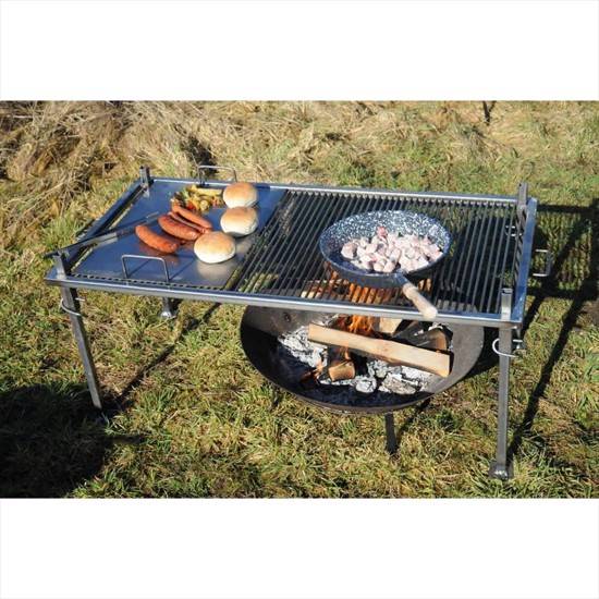 Grillrist med ben - 50x100 cm.
