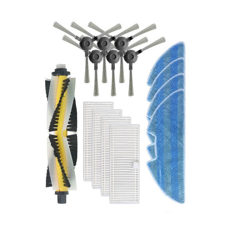 Robot Cleaner Main Roller Side Brush Hepa Filter Mop Cloth for Sysperl X60, Blaupunkt Bluebot XEASY Robot Vacuum Cleaner Parts