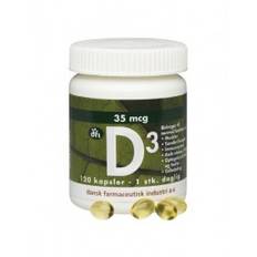 D3-vitamin 35 mcg - 120 Kapsler