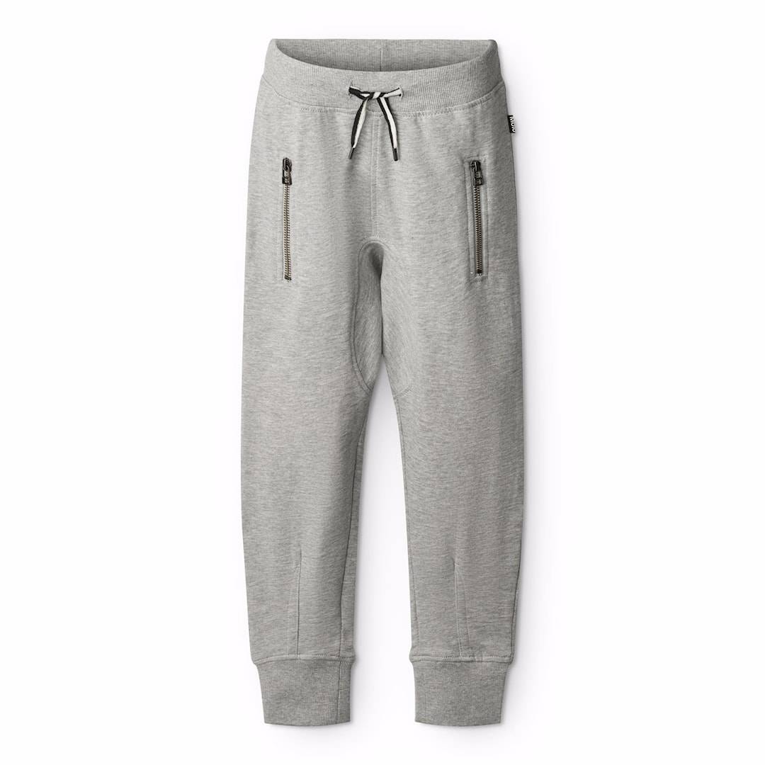 Molo Ashton Mjukisbyxor Grey Melange Grey Melange 92 cm Grå 92 cm Pojkar