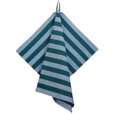 Magasin Tea Towels 50x70 cm Birk Stripe Dark Green 0008 Viskestykker Bomuld
