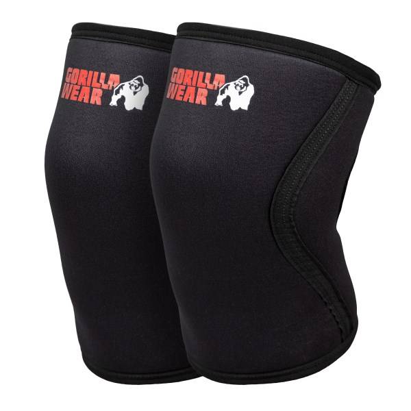 Gorilla Wear 5 mm Knee Sleeves, S, Black