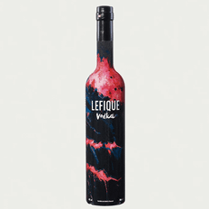 Lefique Vodka 40% – 0,7 Liter + LED-lys