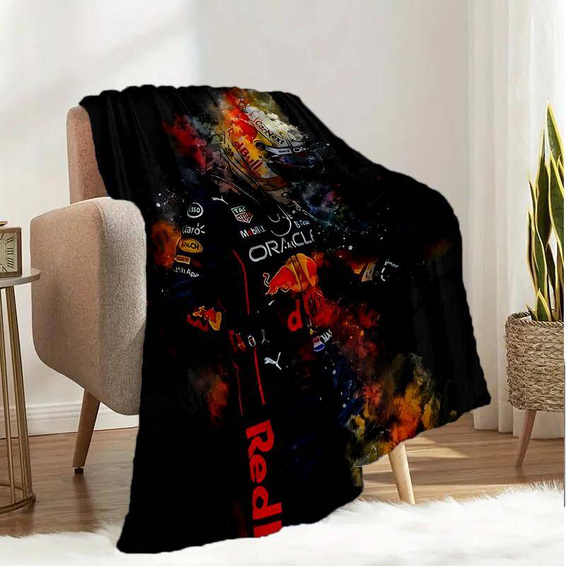 Racing Legend In Flames Verstappen Blanket Lightweight Ideal Bedding Blanket Perfect for Travel, Living Rooms, Offices, Sofas, Fan Christmas gift