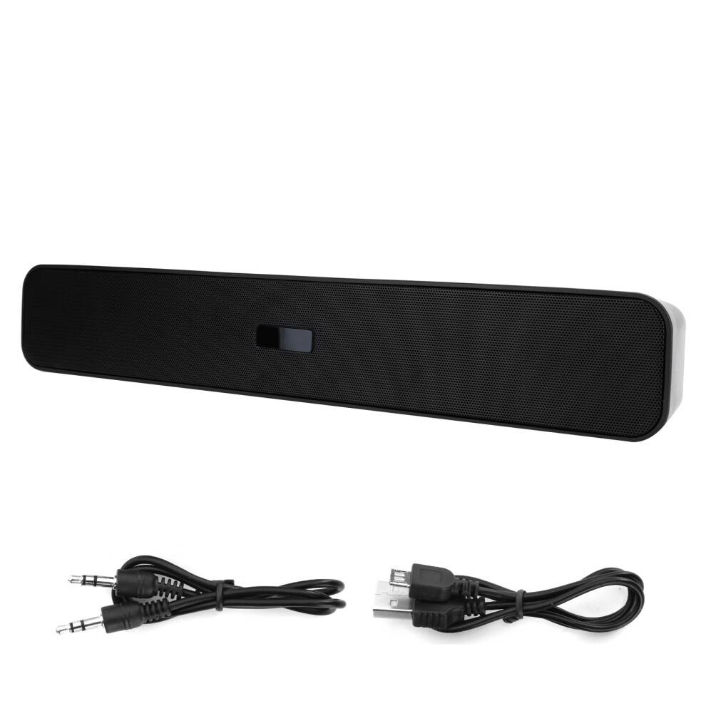Højkvalitets soundbar med stereo bas surround, Bluetooth-streaming, støjreduktionsprocessor og 6 timers batteri, god kvalitet, god kvalitet, god