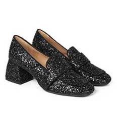 Angulus 1647 pumps i sort glitter