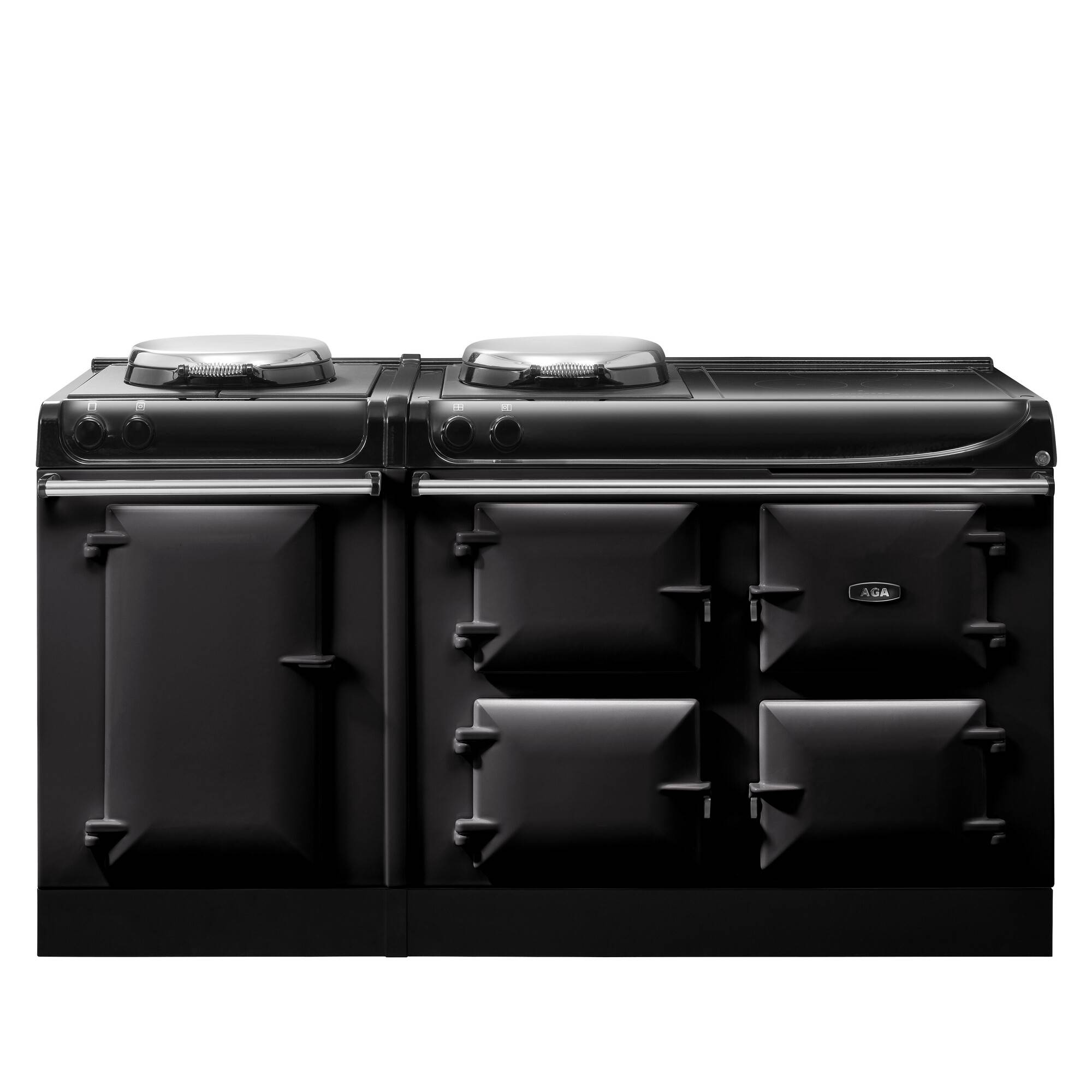 AGA R3 170 2 plattor och induktionshäll 3 zoner - Black
