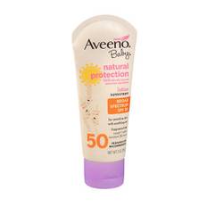 Aveeno, Baby Continuous Protection Sensitive Skin Zinc Oxide Sunscreen Spf 50, 3 Oz