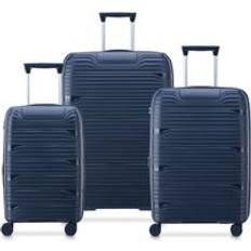 Delsey Dune Securitech - Set 3 Valises - Resväskar Blå S / M / L