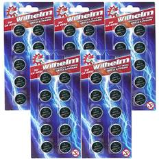 50 x Knopfzelle CR2032 Wilhelm Batterie Lithium 3V CR 2032 Industrieware…
