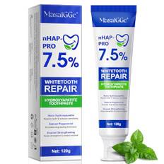 7.5% Hydroxyapatit Toothpaste, Hydroxyapatit Tandkräm, Hydroxyapatitkräm för fluorfri emalj och känslighetsavlastning, tandförstärkning (1)