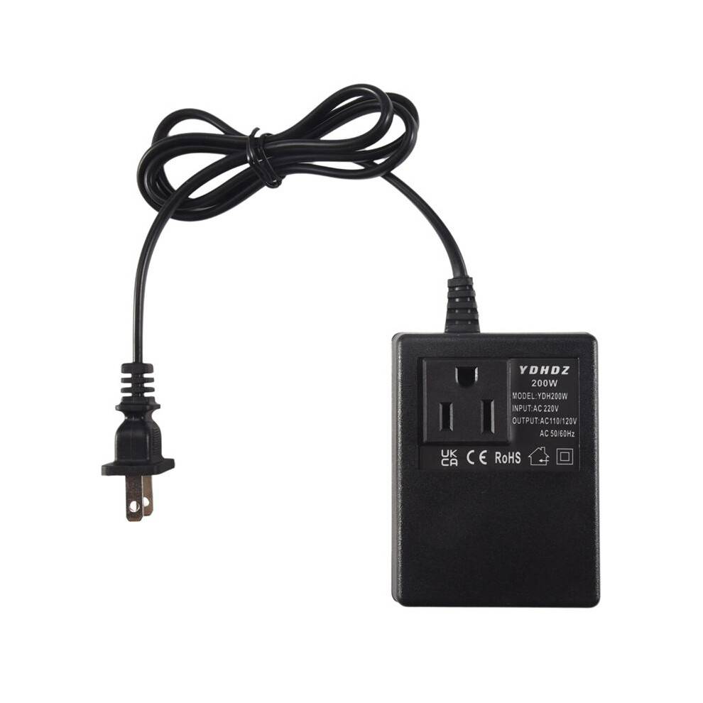 1 PCS 200W Voltage Converter Transformer 220V to 110V Step Down Travel Voltage Transformer Converter US Plug