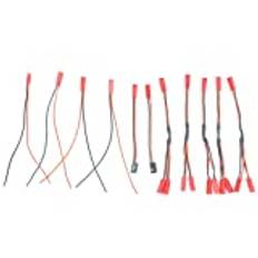 solicitous 11PCS JST Plug Splitter JST Male Female Y Cable JST to JR Adapter for Traxxas -4 Car Cooling Fan ESC Motor