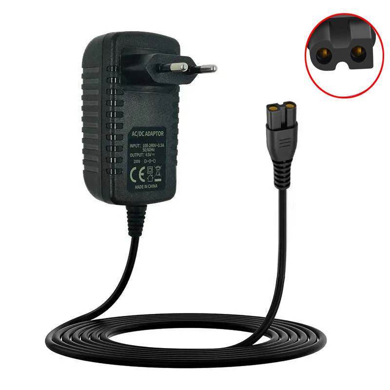 4.5V Replacement Clipper Charger for BaByliss PRO FX820 FX788 FX787 FX870 FXSSM FX726 FX825 Cordless Trimmer Power Cord Adapter