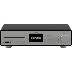 Sonoro Maestro Quantum højglans sort - sølv - All-in-one hi-fi-system