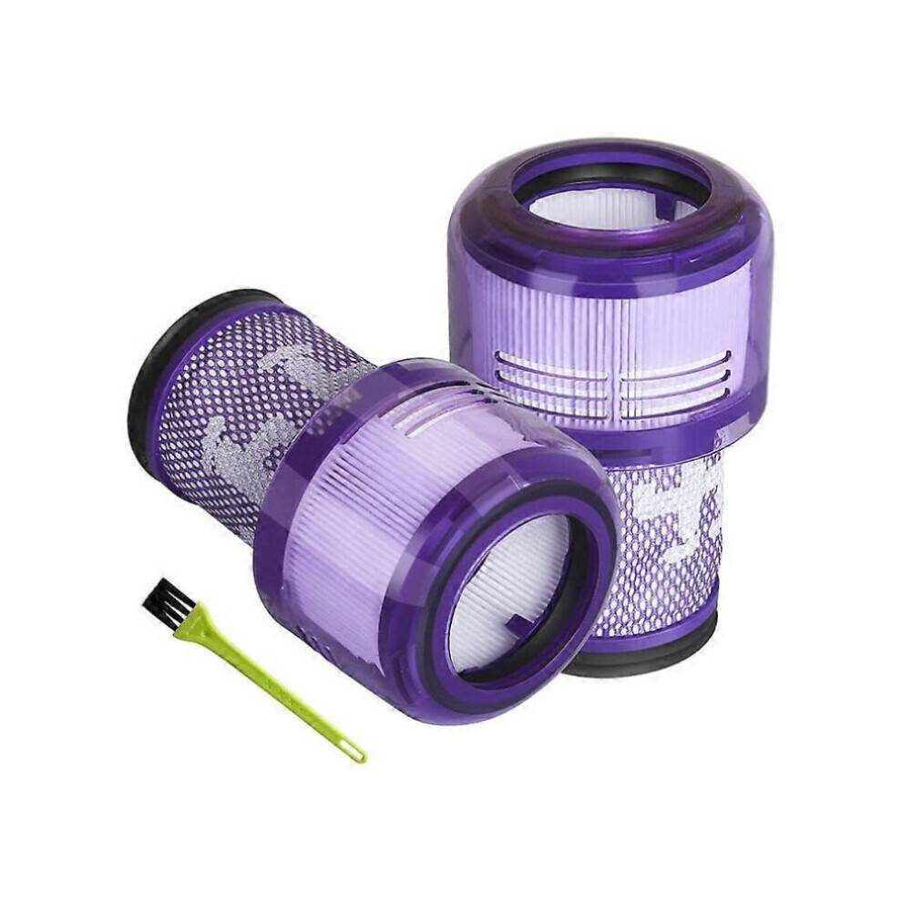 2-pak HEPA-filtre Kompatibel med Dyson V12 Slim Detect Absolute Extra/Total Clean støvsugere (varenummer 971517-01)