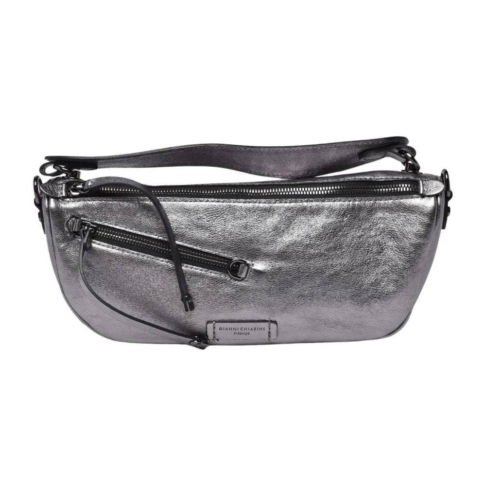 Gianni Chiarini Cindy Met Bumbumtaske - Tasker - Dame - Grå - ONE SIZE - Læder