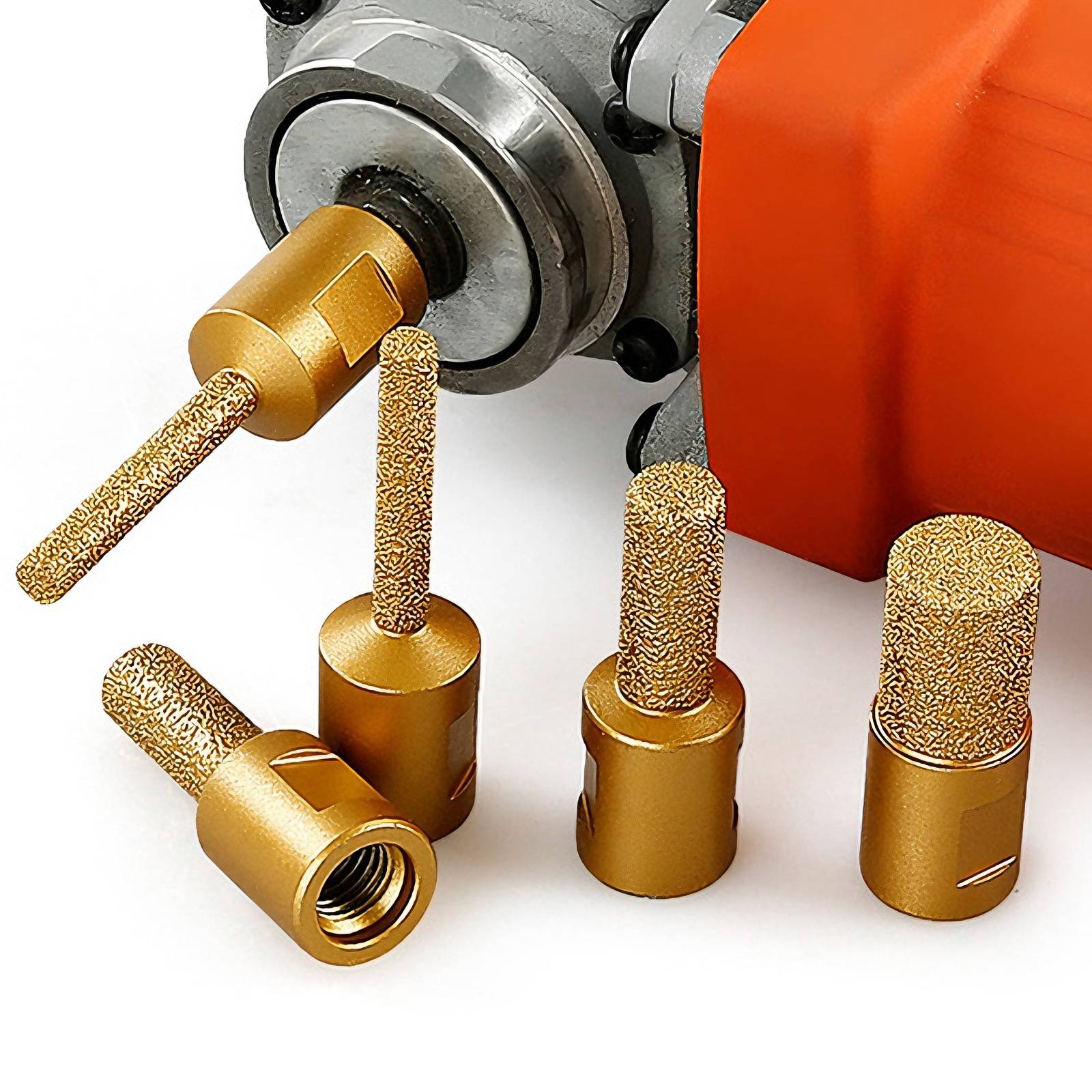 6/10/15mm Vaccum Brazed Grinding Head Diamond Ceramic Tile Marble Stone Slotting Trimming for 100 Type Angle Grinder M10
