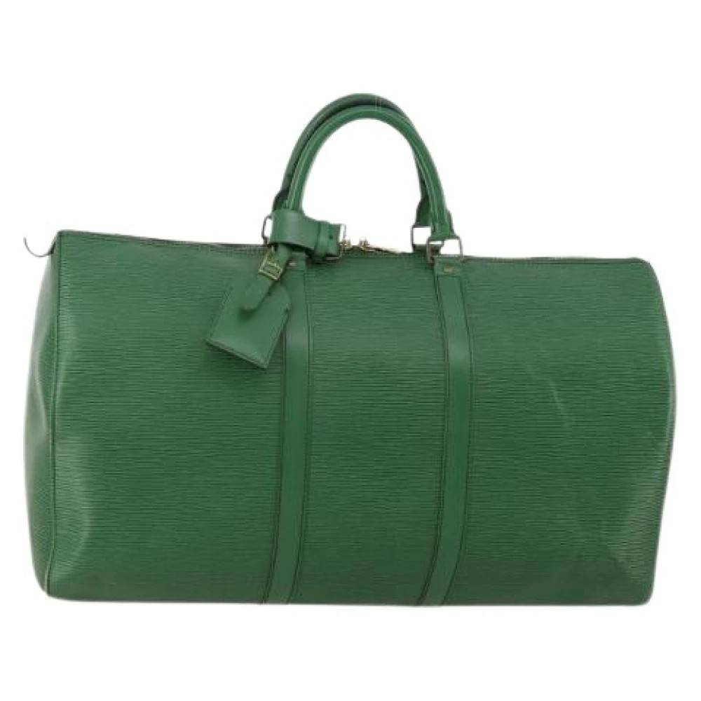 Louis Vuitton Vintage Pre-owned Boston Bag - Vintage - Dame - Grøn - ONE SIZE - Læder