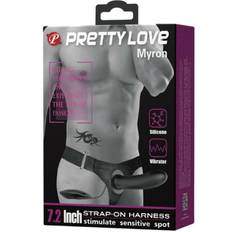 Pretty Love Myron Strap On With Vibration And Hollow Dildo