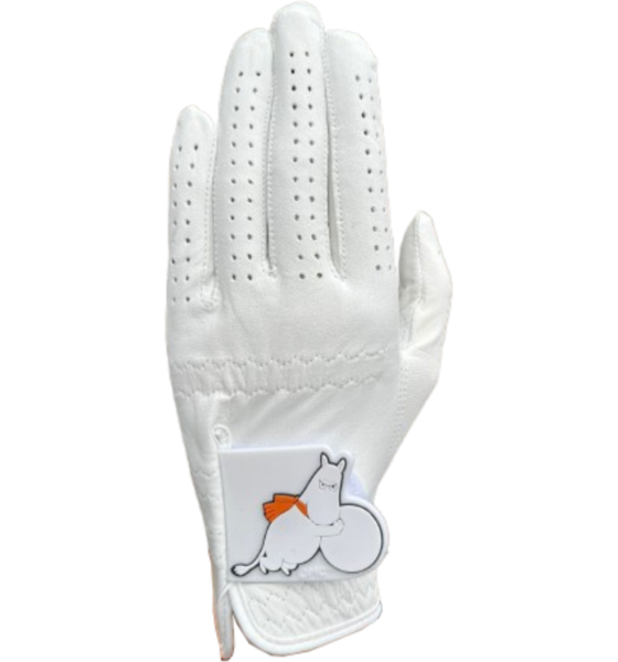 Havenix Moomin Golf Glove - Cabretta Mm Golfhandskar White - Left M/L
