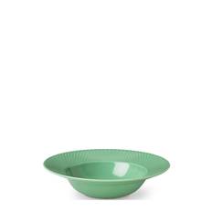 Rhombe Color Dyb Tallerken Home Tableware Plates Deep Plates Green Lyngby Porcelæn