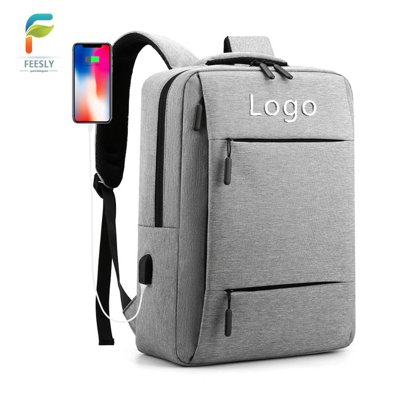 2023 New Laptop USB Backpack Polyester School Bag Rucksack Anti Theft Men Travel Day Male Leisure Backpack