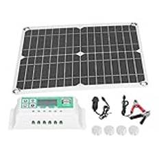 Solar Charge Controller, Flexibel Solpanel 40W 18V Monokristallin Böjbar med 60A Dual USB Port Solar Charge Controller för, Solpaneler