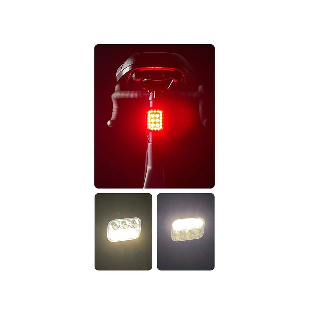 4X Bike Light Set Super Bright,Bike USB Rechargeable LED Light,Bike Light for Night Riding,Bike Front and Tail Light
