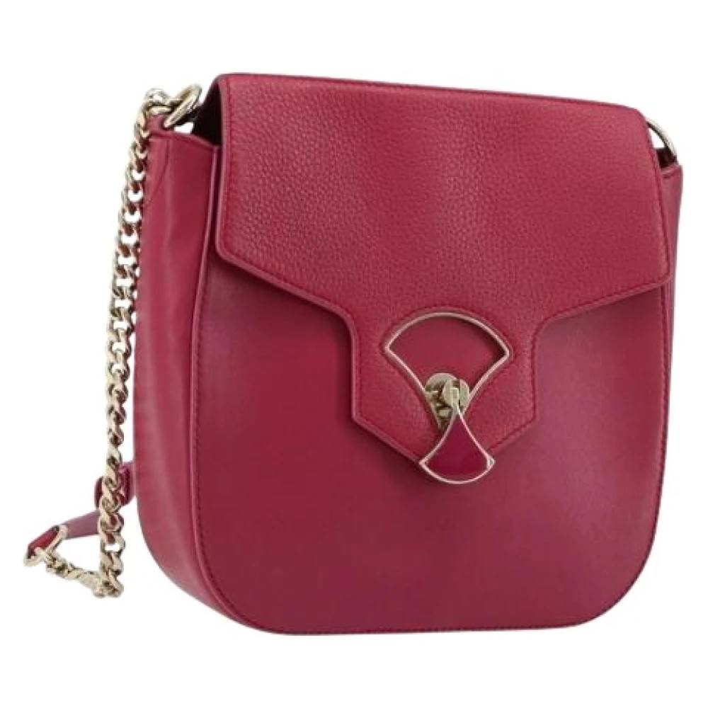 Bvlgari Vintage Pre-owned Vintage Skuldertaske - Vintage - Dame - Lyserød - ONE SIZE - Uld