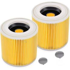2-pak patronfilter til Wd3 Premium Wd2 Wd3 Wd3p Wd3 Mv2 Mv3 Filter Wd3 udskiftningsfilter til Krcher støvsuger 6.414-552.0/6414552 Hs