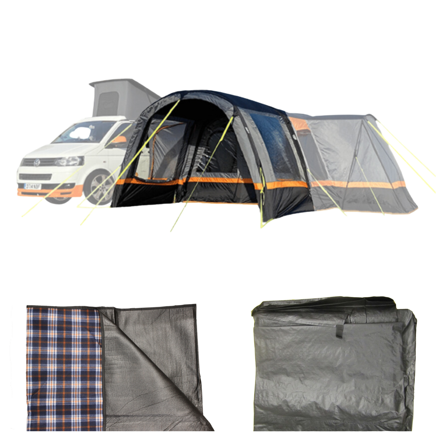 Cocoon Breeze® v2 Campervan Awning - Charcoal