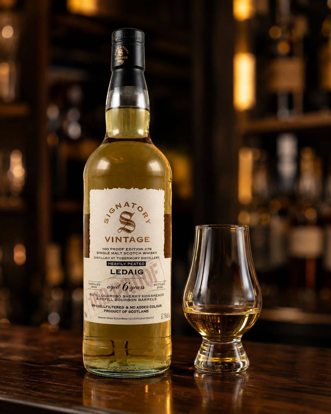 Signatory Vintage Whisky Company, Signatory Ledaig 2020/2026 6 År 57,1%