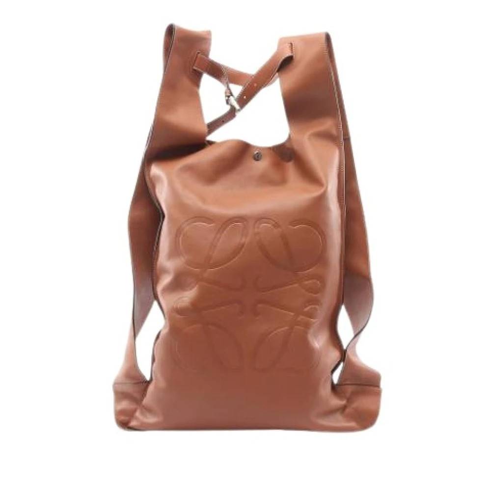 Loewe Pre-owned - Pre-owned Läderryggsäck Vintage - Dam - ONE Size - Läder