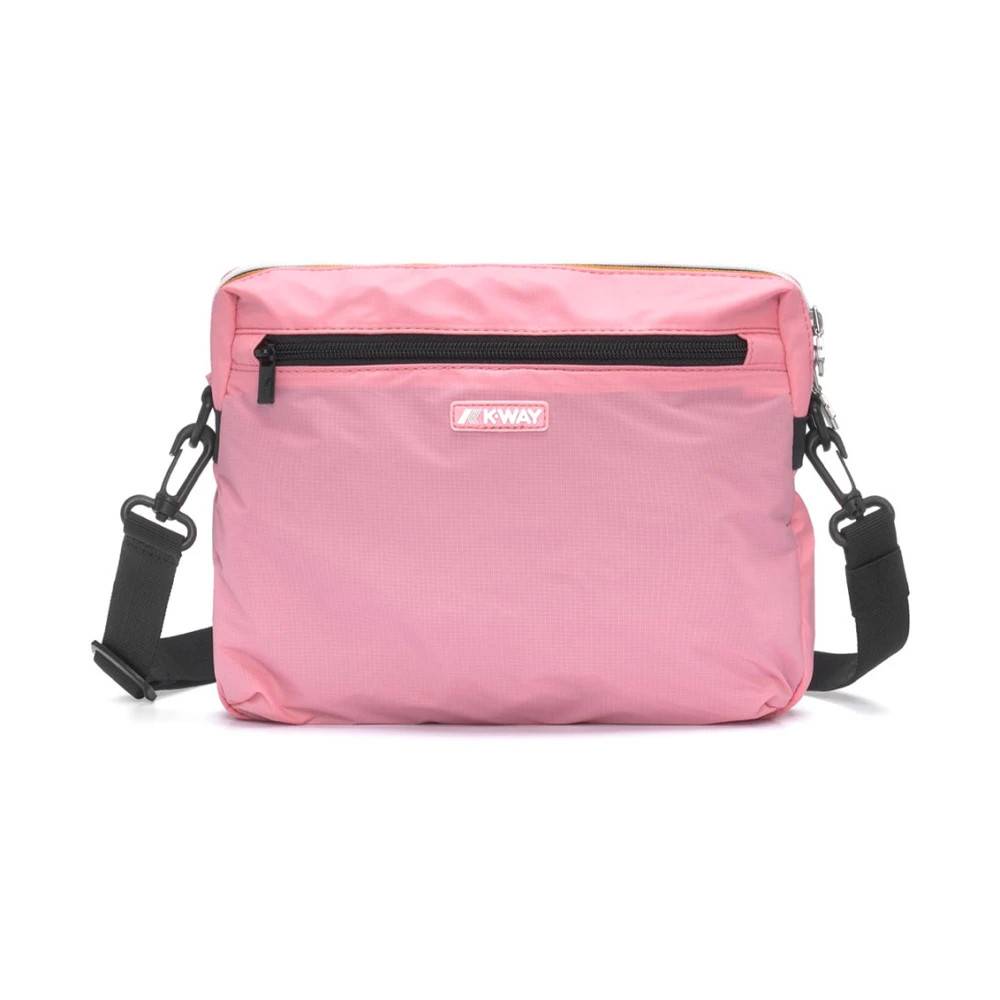 K-Way Moire Taske - Tasker - Dame - Lyserød - ONE SIZE - Uld