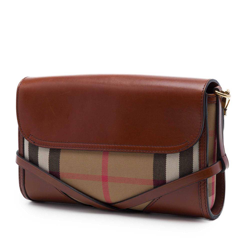 Burberry Vintage Burberry Crossbody Bag L 18cm x W 26.50cm x D 6cm - Crossbody Tasker hos Magasin.