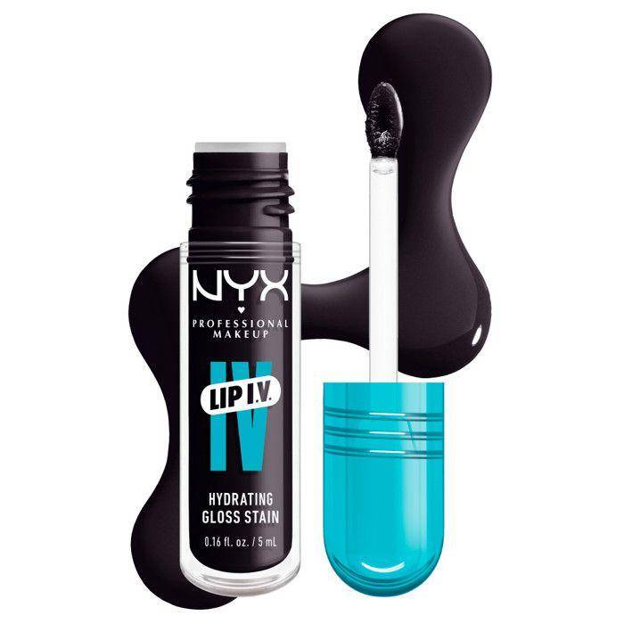 NYX Professional Makeup, Lip IV, Gloss, up to 12h of hydration, highly pigmented, glossy finish, Grape Gushin'