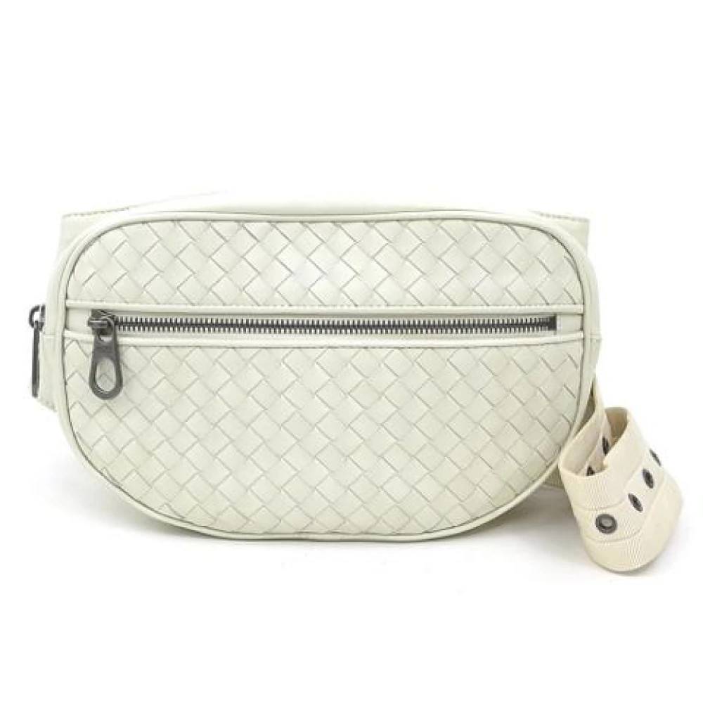 Bottega Veneta Vintage Pre-owned Stof crossbody-tasker - Vintage - Herre - Beige - ONE SIZE -