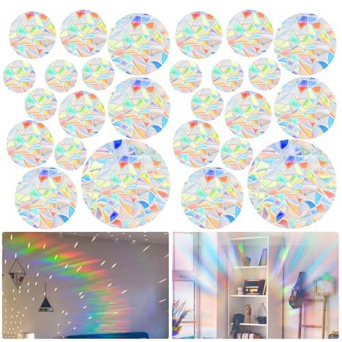 simarro 26 st prisma fönsterklistermärken mot fågelkollisioner Suncatcher klistermärken