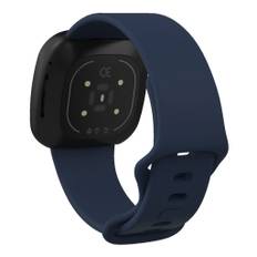 Blød Fitbit Versa 4/ Sense 2 urrem- Navyblå