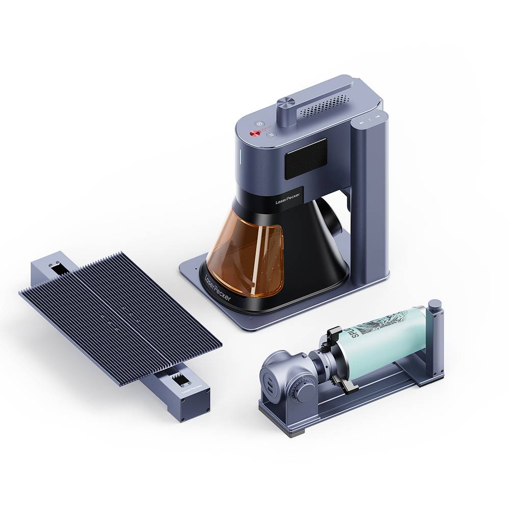 LaserPecker LP5 Fiber + Diode Laser Engraver