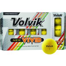 Volvik VIVID Golfbälle, yellow