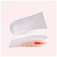 Insättningssula 3-färg luftkuddehöjning insole osynlig luftkudde halv luftkudde sko tillbehör Gel Insättningssula(Pink,Insole height-4.5cm)