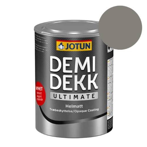TILBUD: JOTUN DEMIDEKK Ultimate Helmat 0,68 l. Farve: 1462 Grå Skifer.