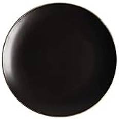 Dinnerware Set, Ceramics Dinner Sets Ceramic Matte Western Plate Fruit Plate Phnom Plate Shallow Dish Nordic Creative Tableware Black 8 Inch