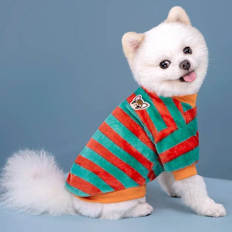 Soft Fleece Pet Outfit - Green / S (S)